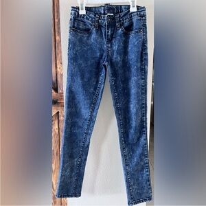 Freestyle Revolution Acid Wash low rise skinny jeans  Girls Size 14